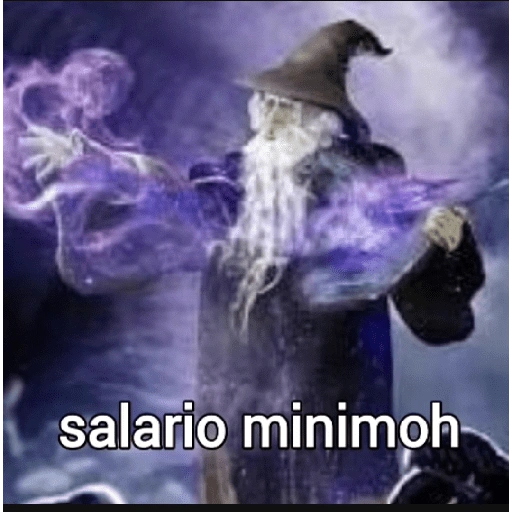 Figurinha: Salario minimoh