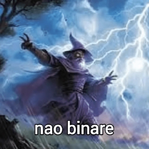 Figurinha: Nao binare