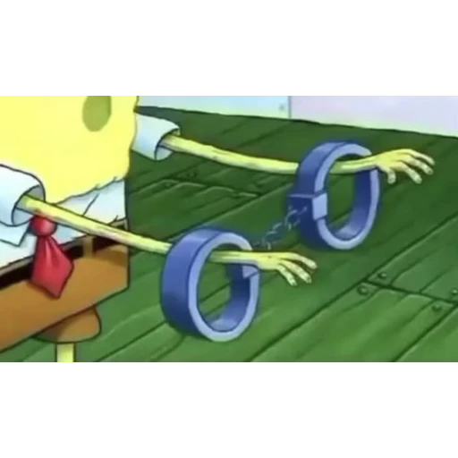 Sticker: Bob Esponja preso