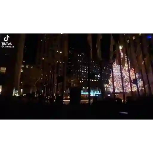 Figurinha: Árvore de Natal em Nova York