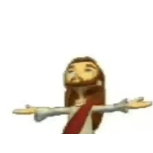 Figurinha: Jesus de braços abertos
