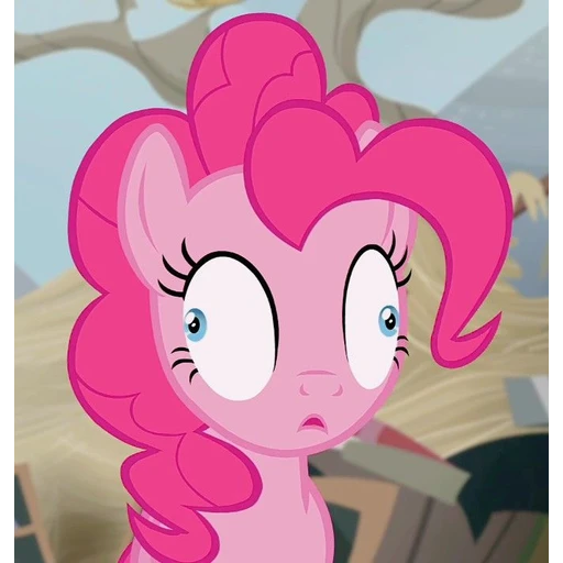 Figurinha: Pinkie Pie chocada