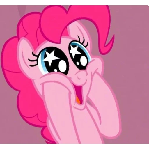 Figurinha: Pinkie Pie empolgada