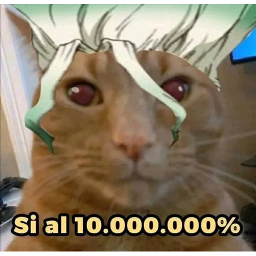 Figurinha: Senku Cat 10.000.000%