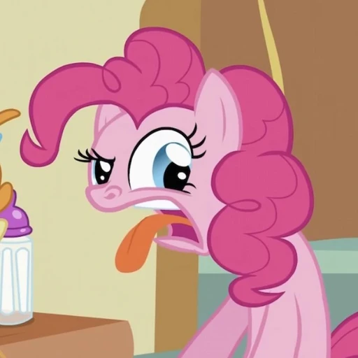 Figurinha: Pinkie Pie chocada