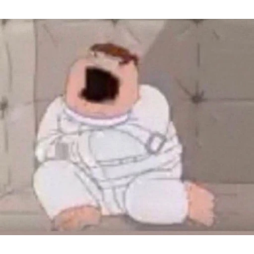 Figurinha: Peter Griffin em surto