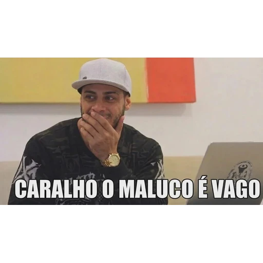Figurinha: Caralho o maluco é vago
