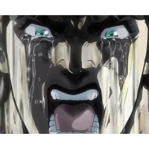 Figurinha: Joseph Joestar chorando