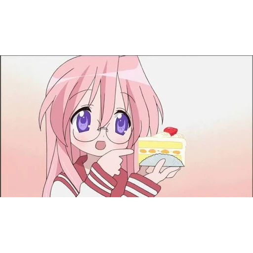 Sticker: Miyuki Takara con pastel
