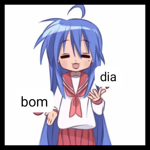 Figurinha: Konata Izumi Bom Dia
