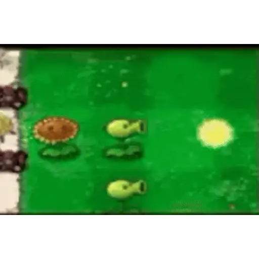Sticker: Plants vs Zombies Sun collecting