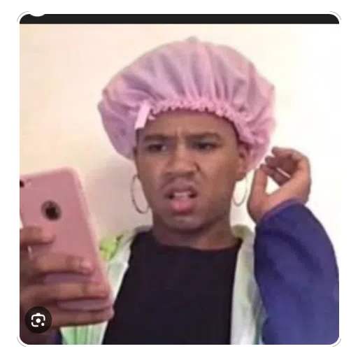 Figurinha: Confusa com o celular
