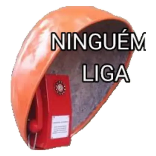 Figurinha: Ninguém Liga