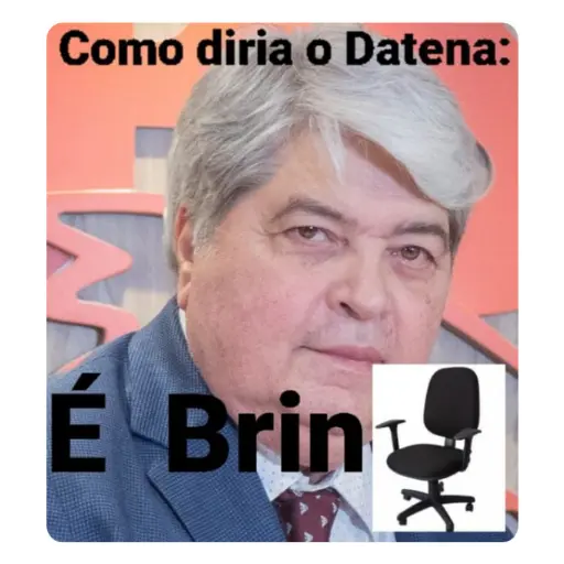Figurinha: Datena: É Brincadeira!