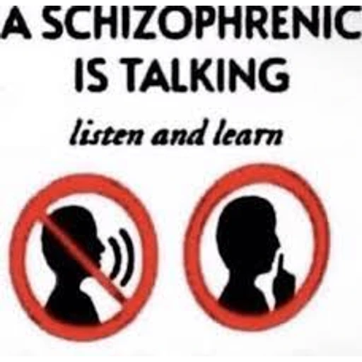 Figurinha: A Schizophrenic Is Talking