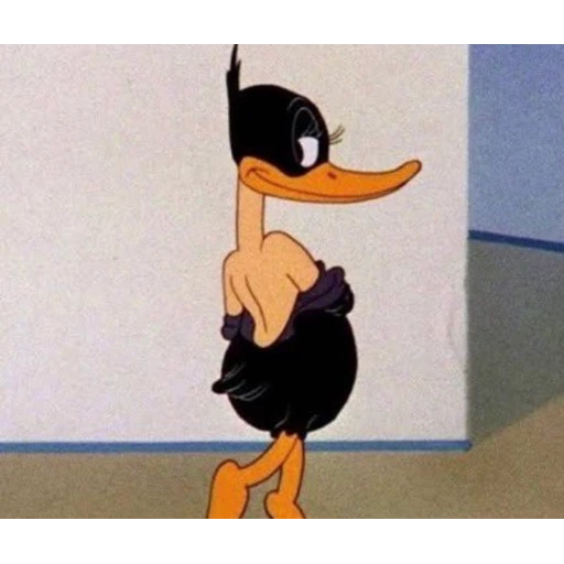 Sticker: Female Daffy Duck