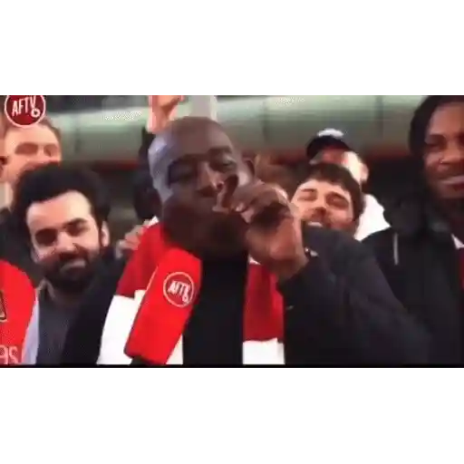 Sticker: Hincha de AFTV con puro