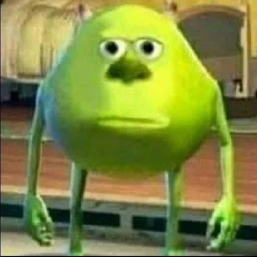 Sticker: Mike Wazowski no face