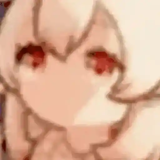 Figurinha: Paimon com Efeito Glitch