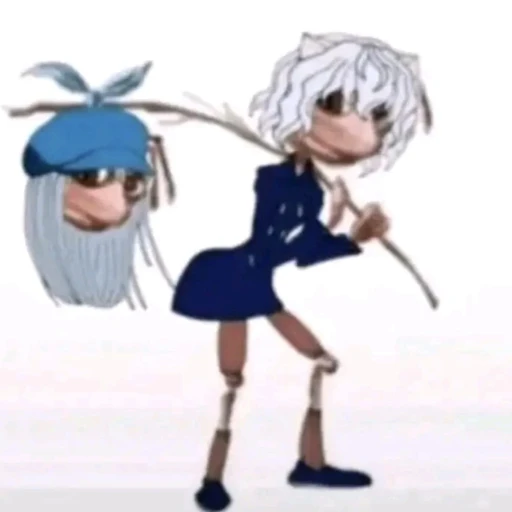 Figurinha: Pitou e Zeno Zoldyck
