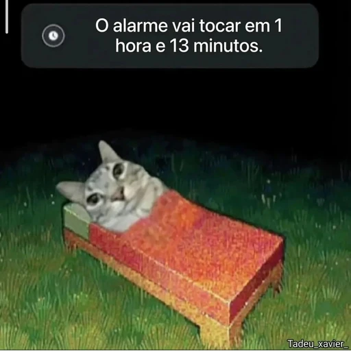 Sticker: The alarm is going off