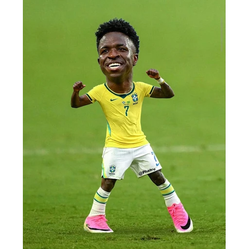 Figurinha: Vini Jr. versão miniatura