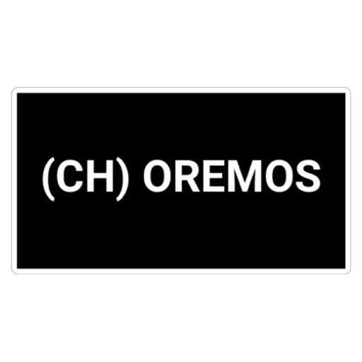 Sticker: (CH) LET US PRAY