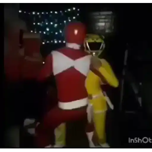 Figurinha: Power Rangers Dançando