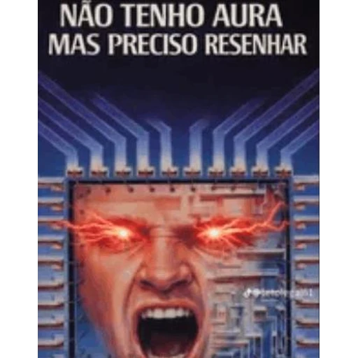 Figurinha: Não tenho aura mas preciso resenhar