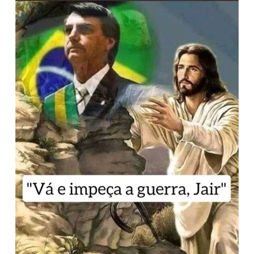 Figurinha: Vá e impeça a guerra, Jair