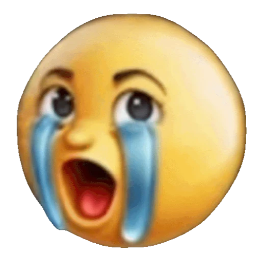 Sticker: Crying emoji