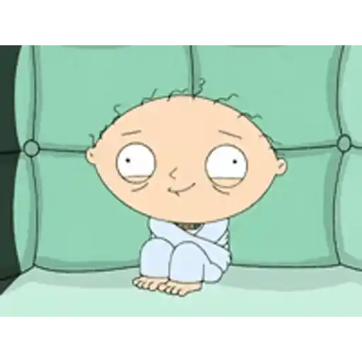 Figurinha: Stewie Grifin maluco
