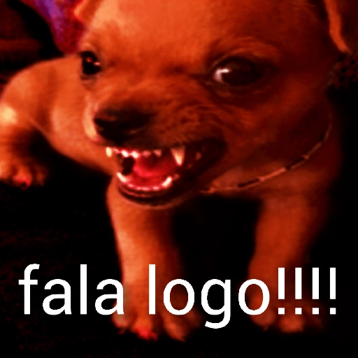 Figurinha: Fala logo!!!!