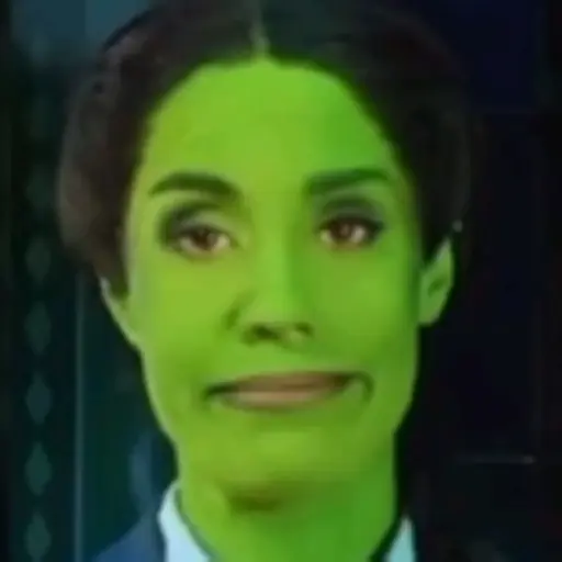 Sticker: The Woman in Green