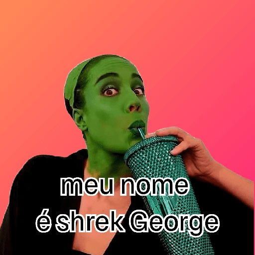 Figurinha: Meu nome é Shrek George