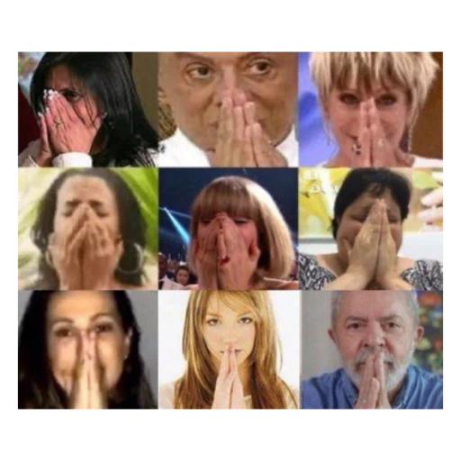 Sticker: People praying