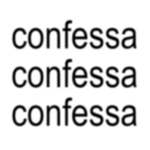 Figurinha: Confessa