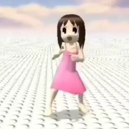 Sticker: Dancing Chiyo-chan
