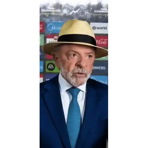 Sticker: Lula wearing a hat