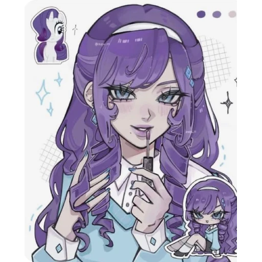Sticker: Rarity de My Little Pony