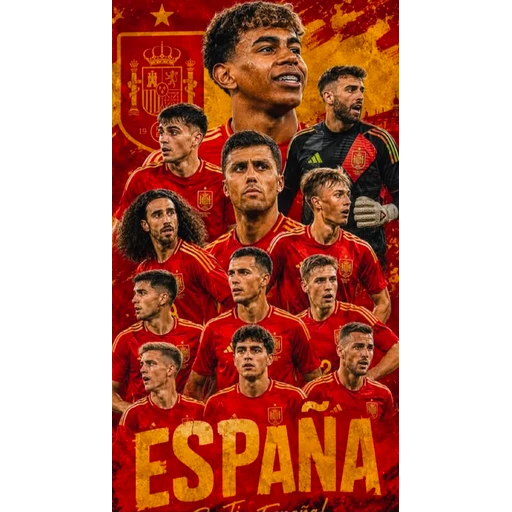 Figurinha: Seleção da Espanha