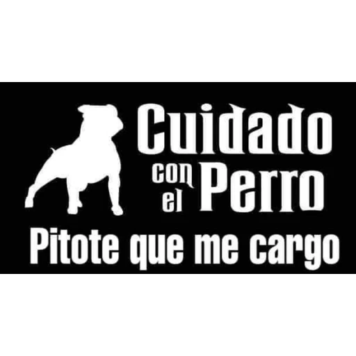 Figurinha: Cuidado con el perro