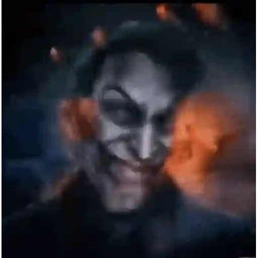 Figurinha: Coringa em chamas