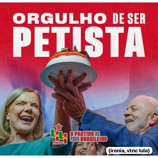 Figurinha: Orgulho de ser petista