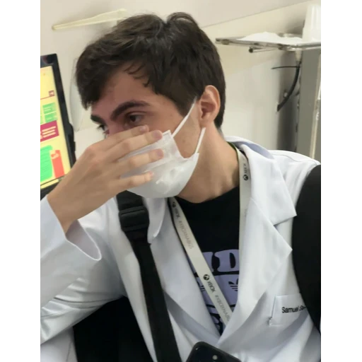 Figurinha: Samuel em serviço
