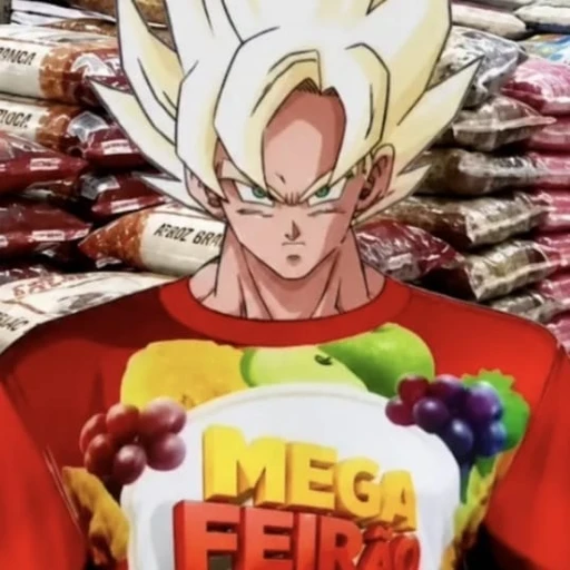 Figurinha: Goku repositor