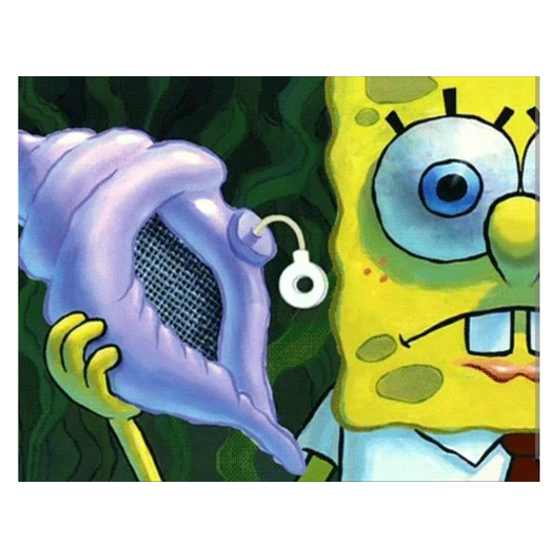 Figurinha: Bob Esponja e a Concha Mágica