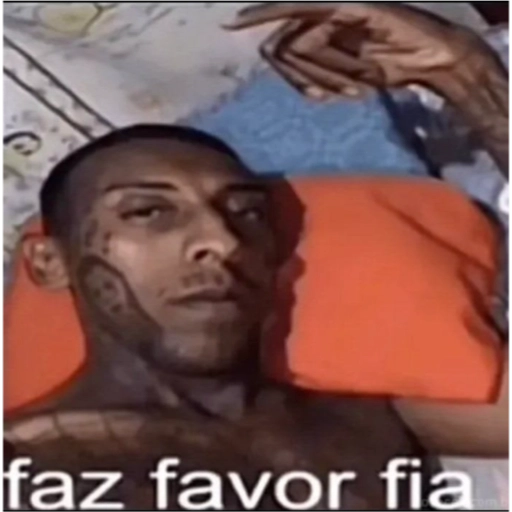 Figurinha: Faz favor fia