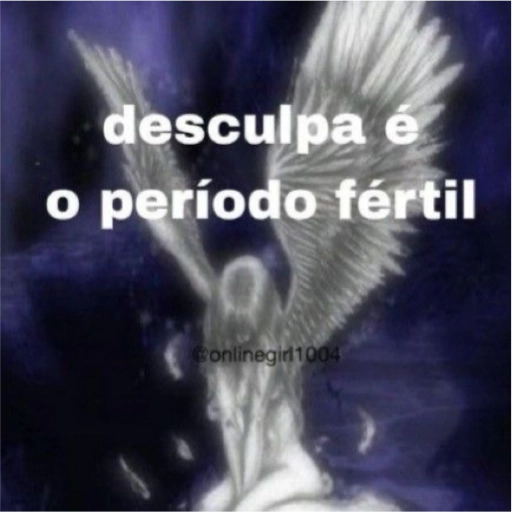 Figurinha: Desculpa é o período fértil