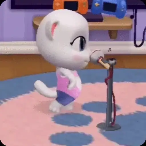 Figurinha: Angela Cantando